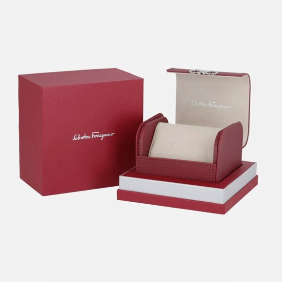 Ferragamo Mens 43mm Green Dial Watch New - Picture 4 of 4